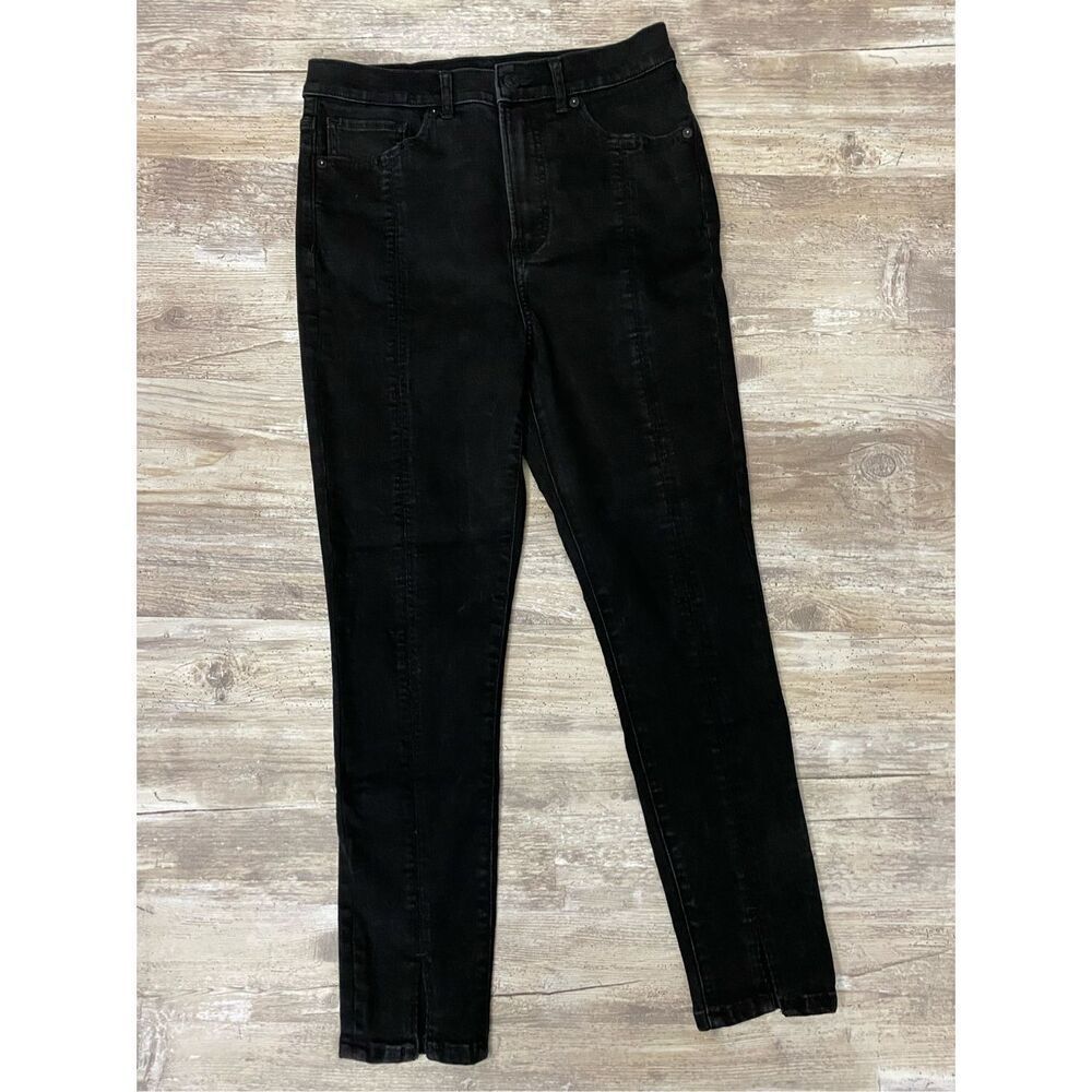 Express Jeans Skinny Super High Rise Crop Black Women’s Size 6S